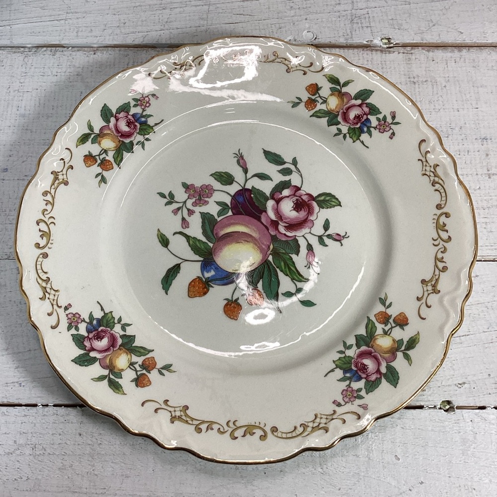 Vintage Homer Laughlin R1294 Luncheon Plate 9” 1940s - Picture 2 of 8